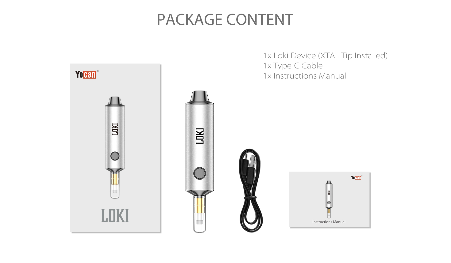 Yocan Loki Portable Vape Pen for Concentrates - Yocan® Official