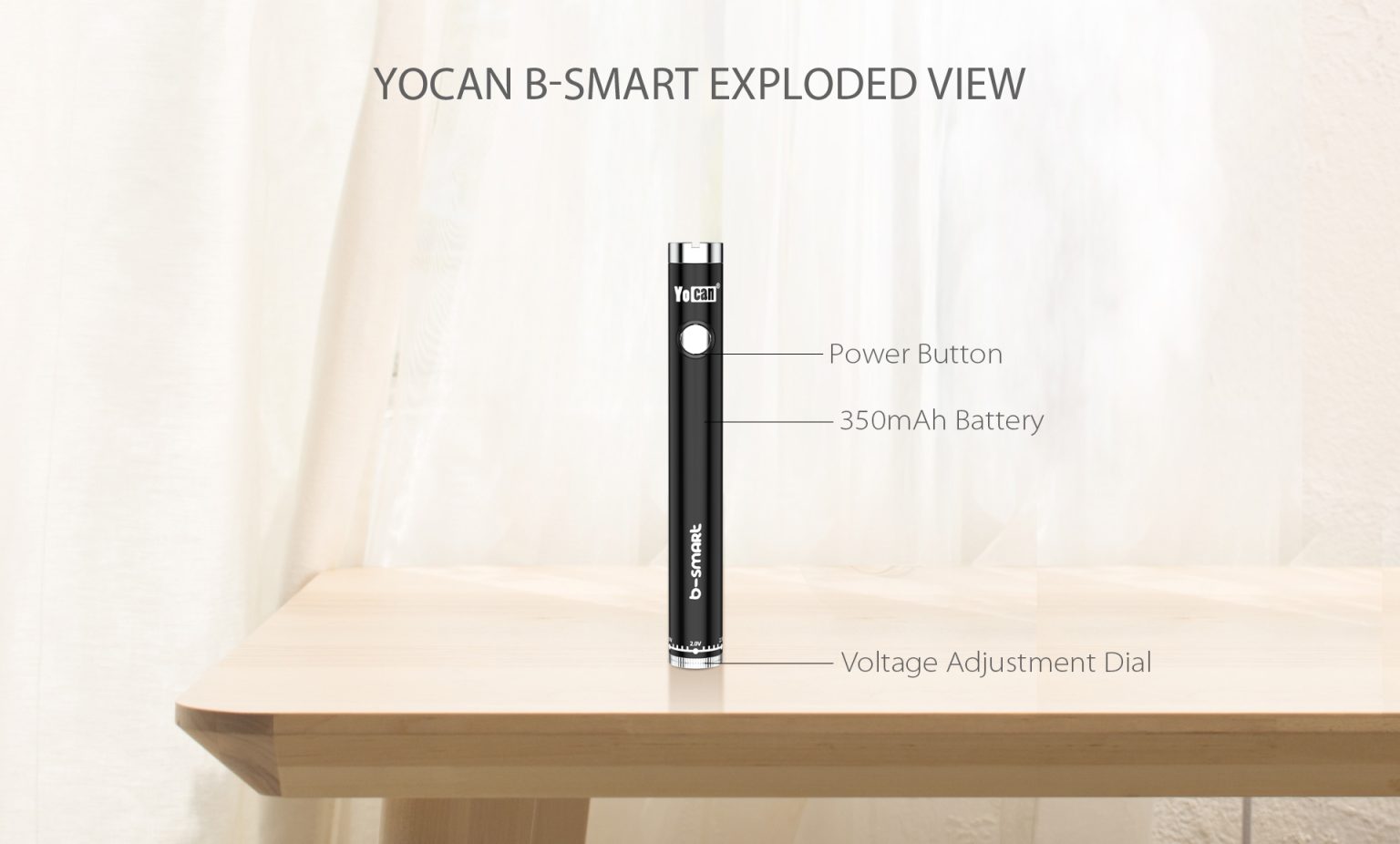 Yocan B-smart Vape Pen Battery - Yocan® Official Site